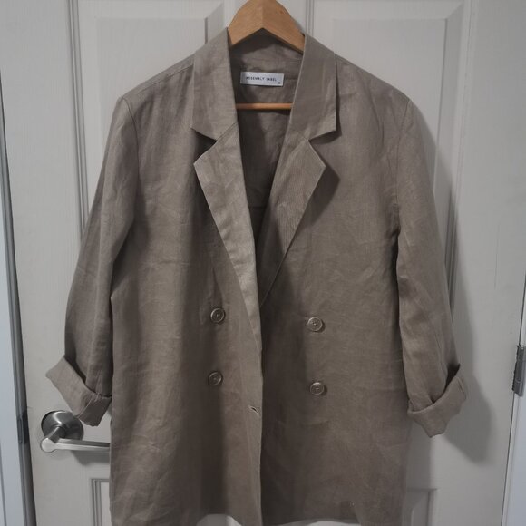Assembly Label linen blazer - Picture 8 of 11